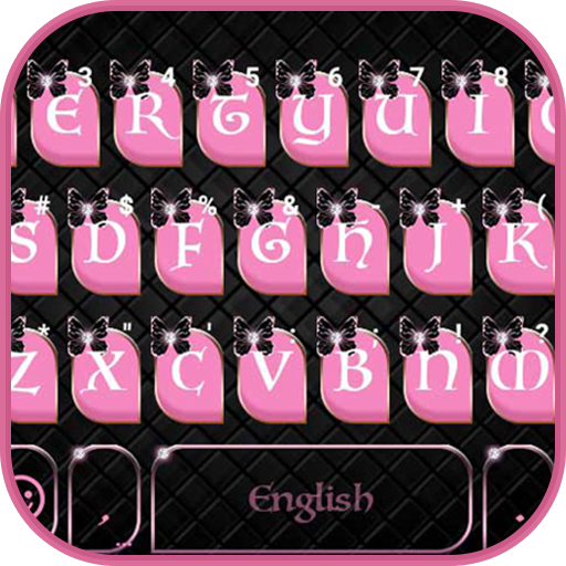 Pink Black Klavye Teması