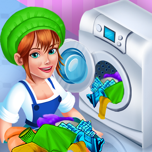洗濯と掃除ゲーム: 洋服洗濯ゲーム