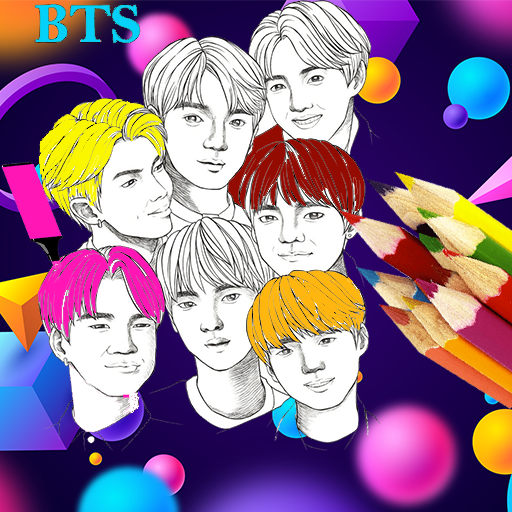 BTS Coloring Book Enjoy