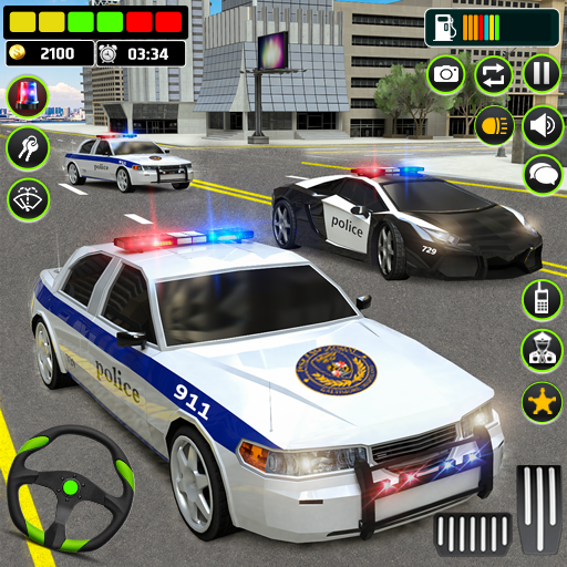 polisaraba sürüş:araba oyunlar