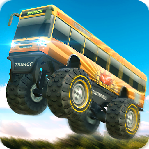 Monster Trucks X Mega Bus Race