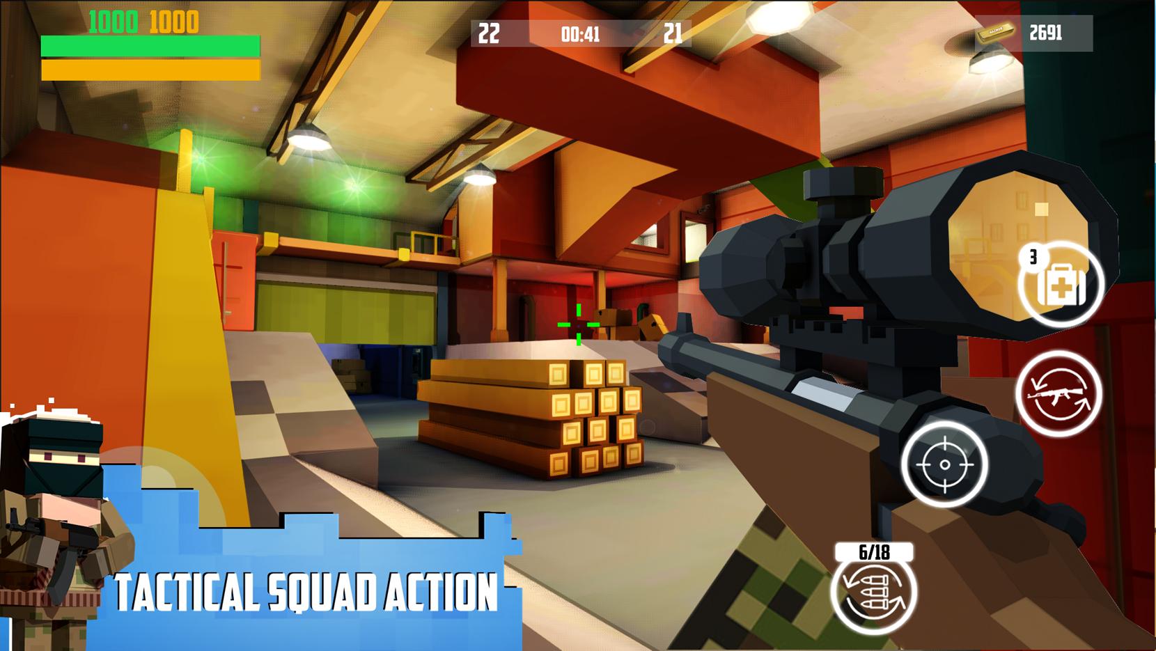 Скачать Block Gun 3D: FPS Shooter PvP на ПК | Официальный представитель  GameLoop