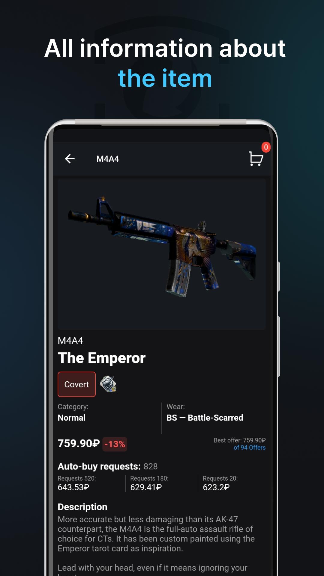 Download CS:GO Market - Buy, sell skins android on PC