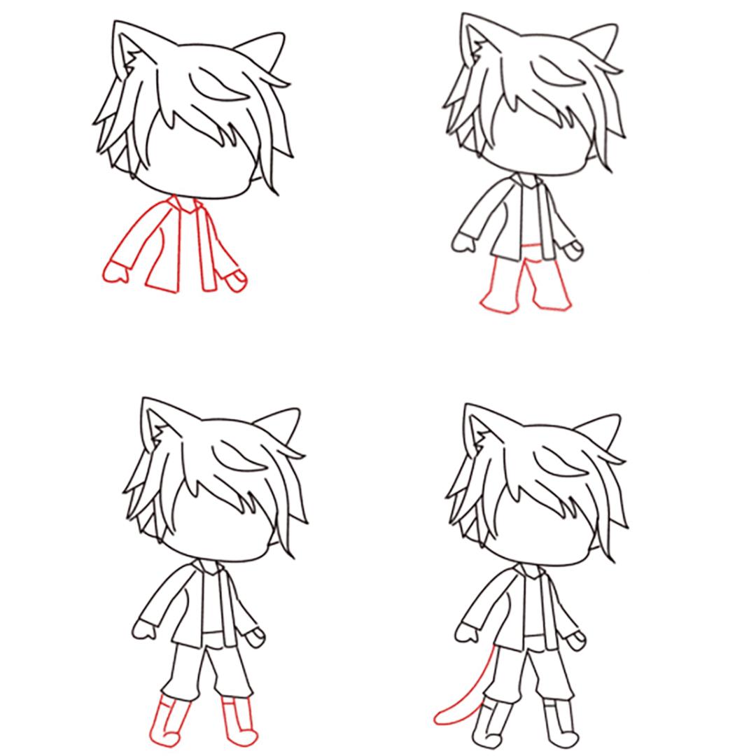 How to Draw Gacha Life Character Boy 