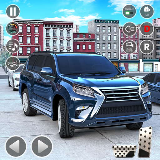 豪華汽車駕駛 - 汽車遊戲 美國停車場模擬器