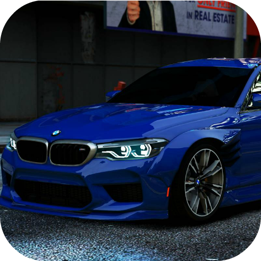 Driving BMW M5 F90 Drift Car Simulator