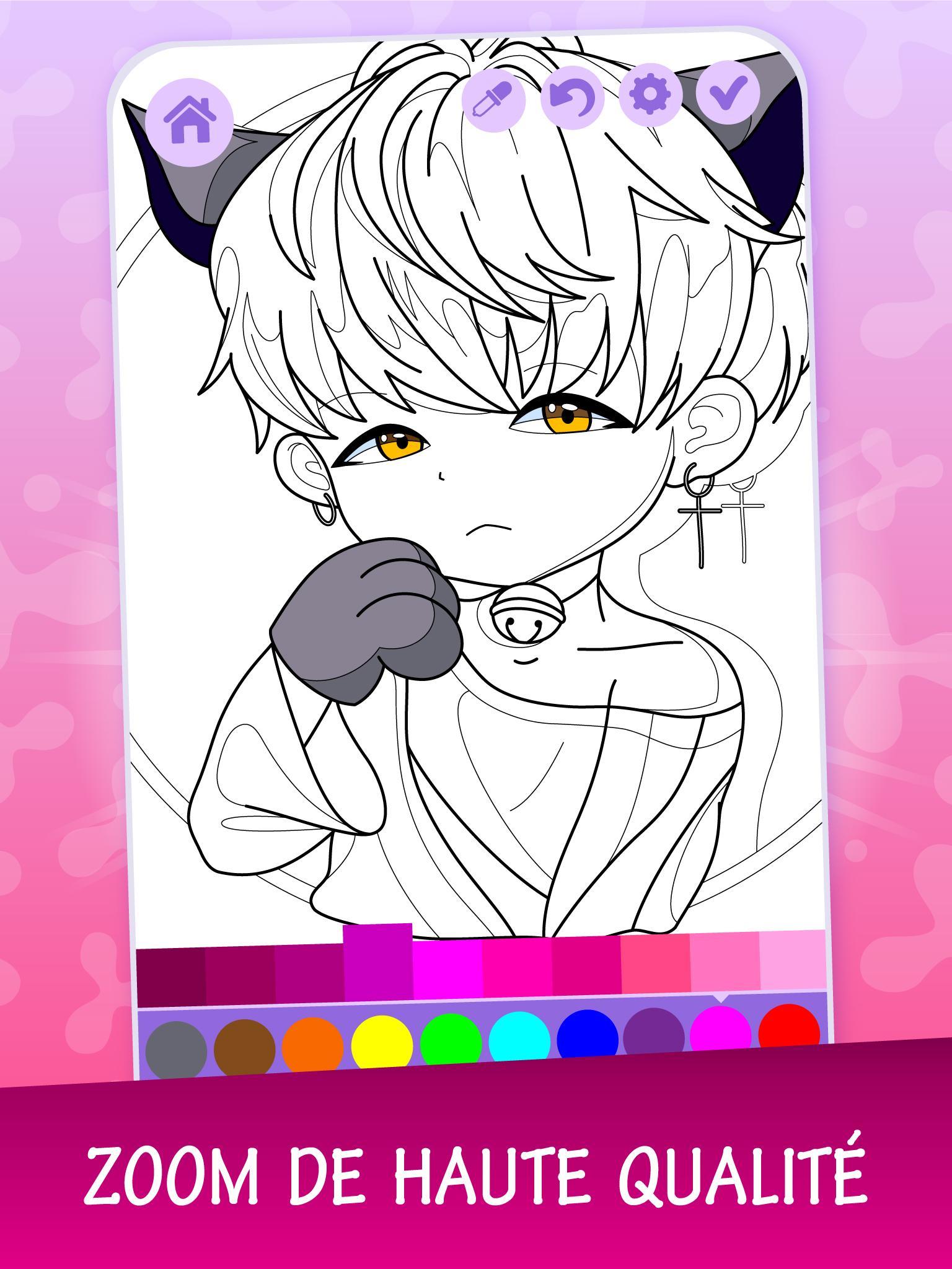 ดาวน์โหลด K-pop and chibi coloring book บนพีซี | GameLoop Official