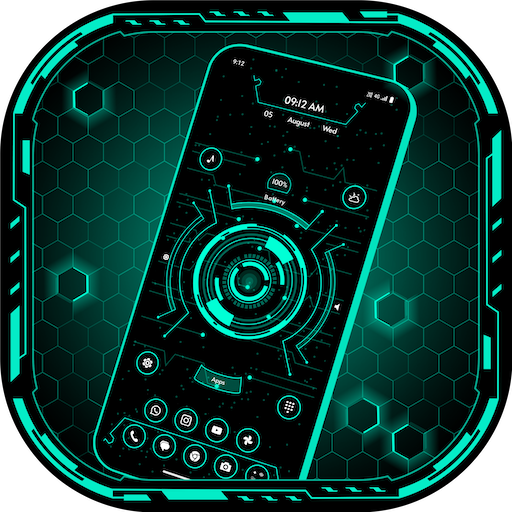 Futuristic Launcher 3 - HiTech