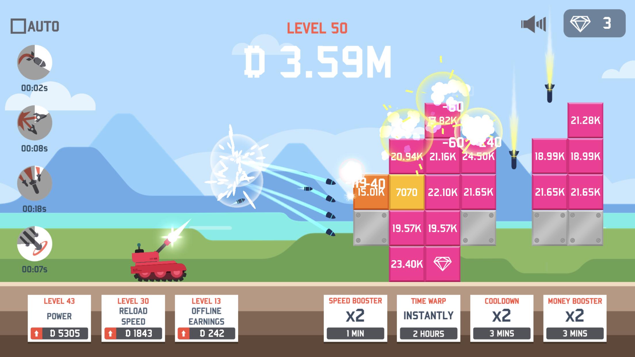 Download Idle Tank vs Blocks android on PC