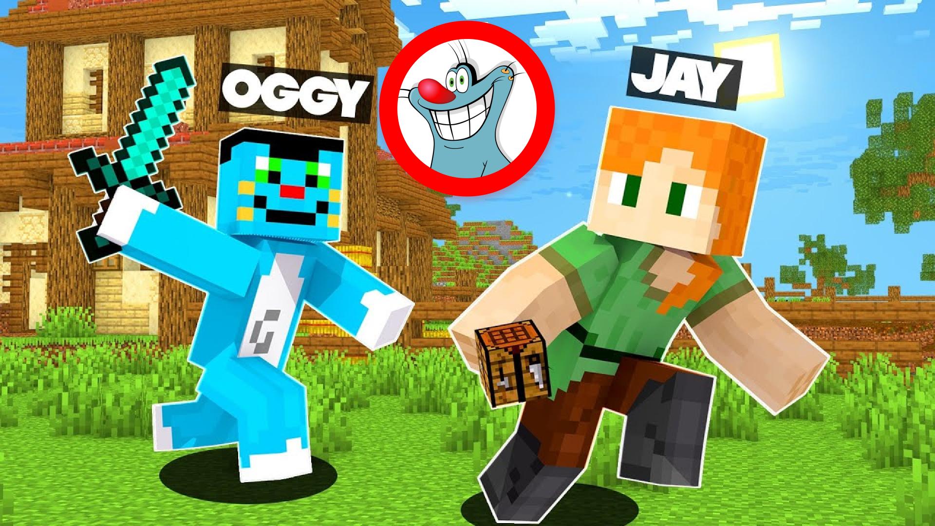 Minecraft oggy store and the cockroaches