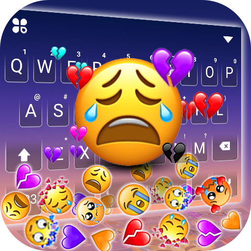 Cry Emojis Gravity Keyboard Ba
