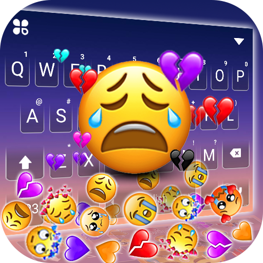 Cry Emojis Gravity Keyboard Ba