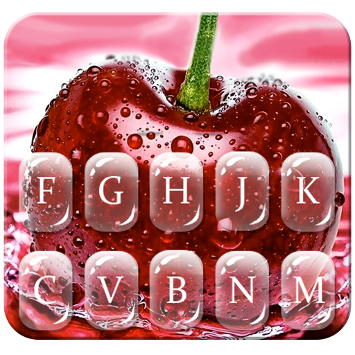 Water Splash Cherry Keyboard T