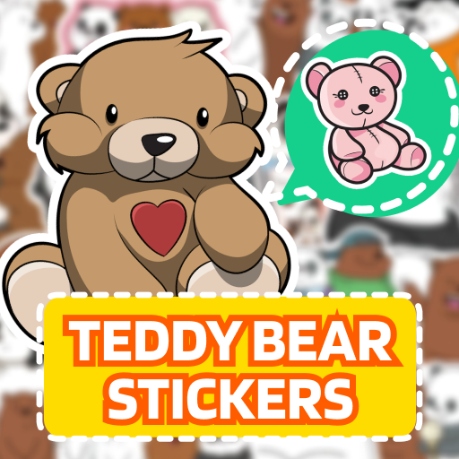 Teddy Bear Stickers for Whatsa