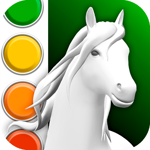 Horse Coloring Book 3D