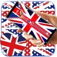 UK Flag Zipper Lock Screen