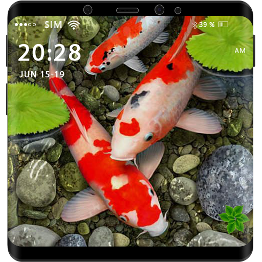 3D Koi Fish Live Wallpaper HD