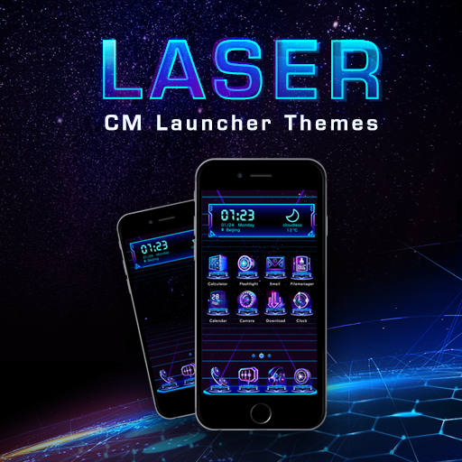 Laser CM Launcher Theme