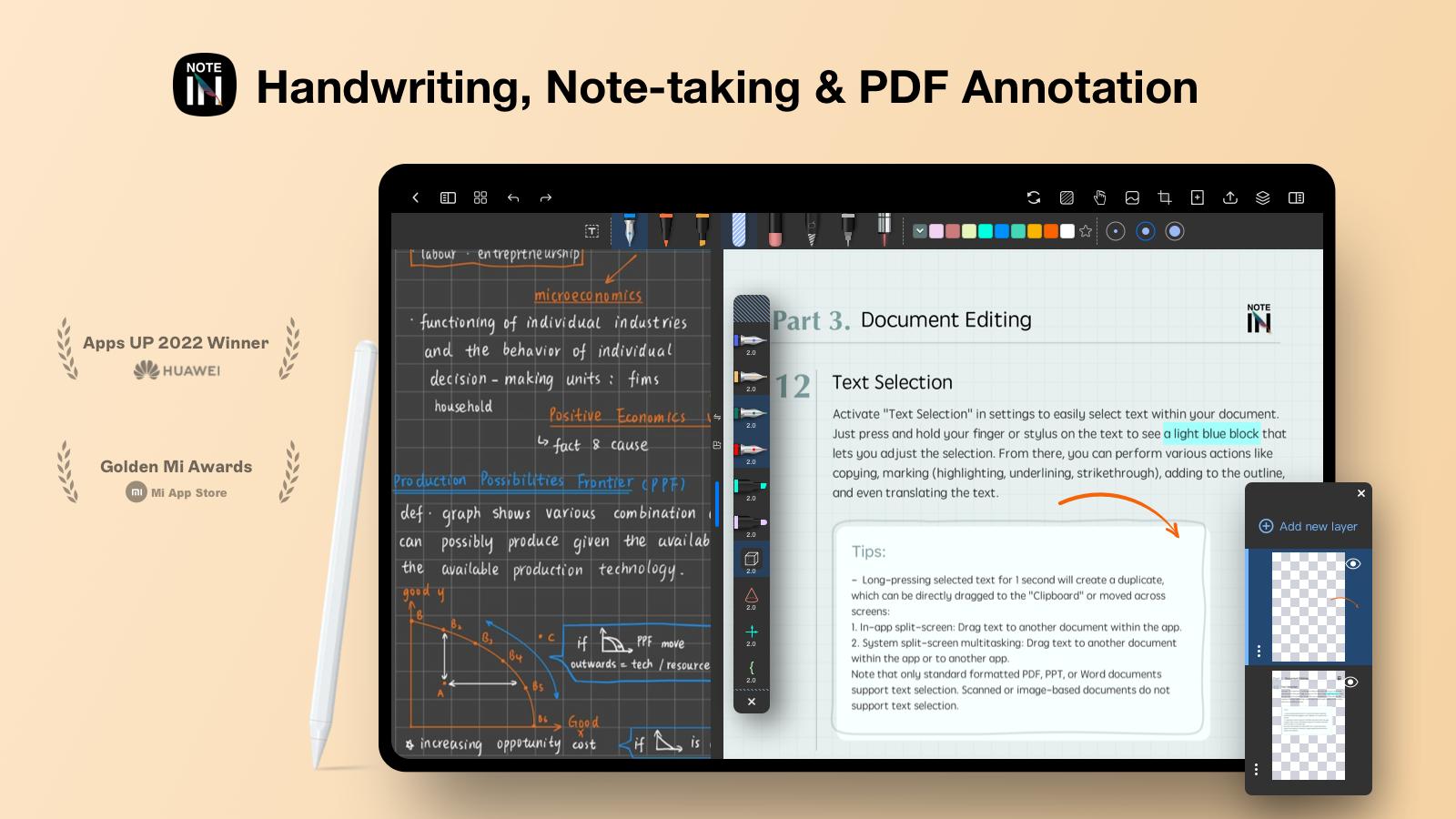 تنزيل Notein: Handwriting,Notes,PDFs على جهاز الكمبيوتر | مسؤول GameLoop