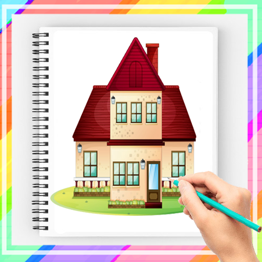 How to Draw House Step by Step