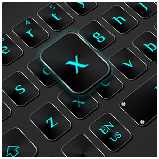 Cool Black Blue Keyboard