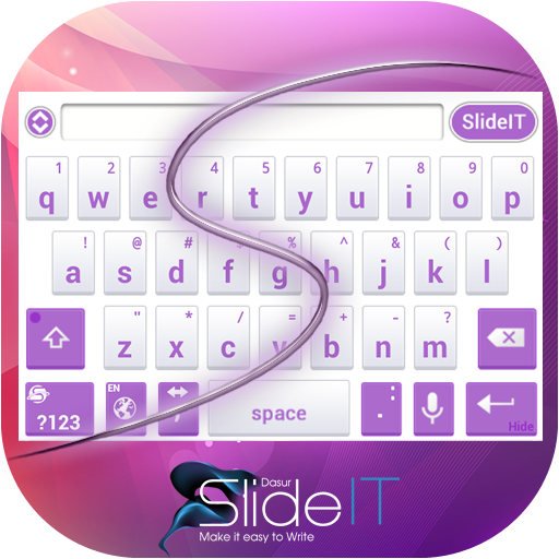 SlideIT Abstract Purple Skin