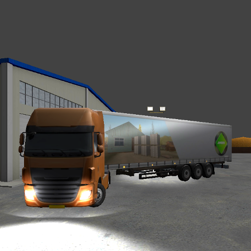 Night Truck 3D: Factory Parkin