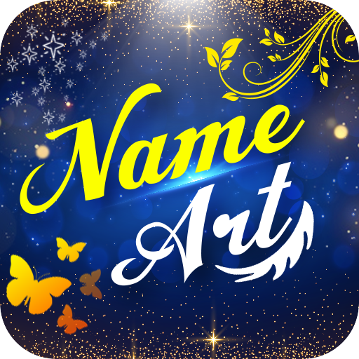 Glitter Name Art
