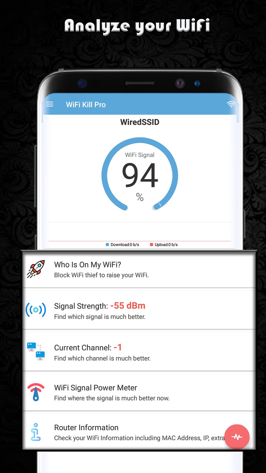 Скачать WiFi KiLL Pro - WiFi Analyzer на ПК | Официальный представитель  GameLoop