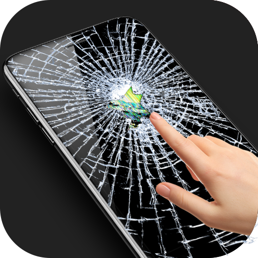 Broken Screen Prank: Cracked