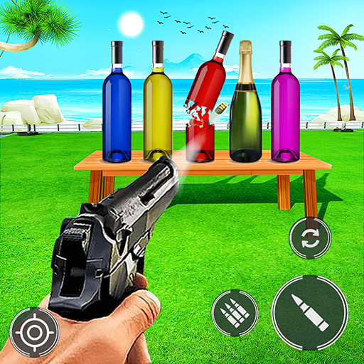 Real 3D Bottle Shooting Game