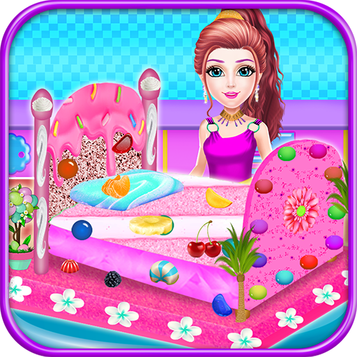 Princess Bed Cake Cooking