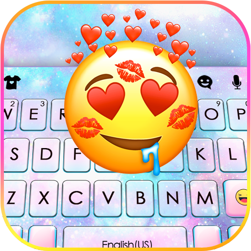 Galaxy Emoji In Love Keyboard 