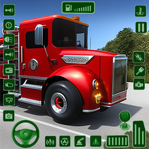 Firefighter Kids Truck Sim