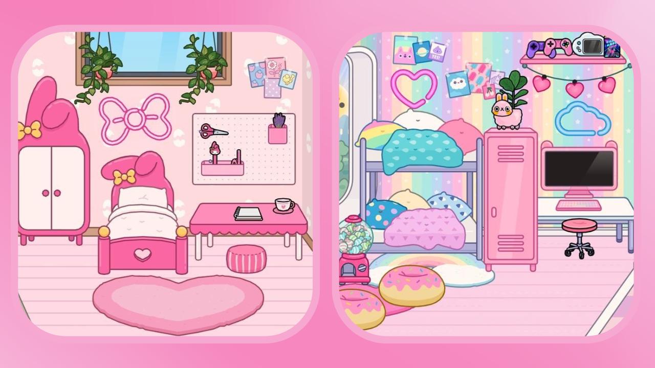 Скачать Toca Boca Pink Room Ideas на ПК | Официальный представитель GameLoop