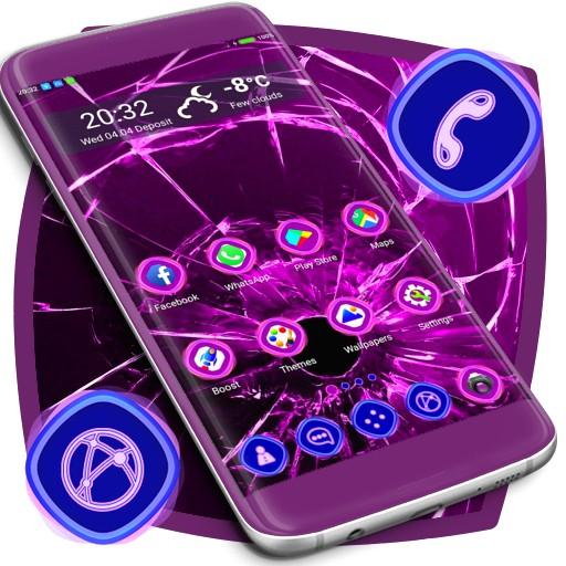 Cracked Screen Launcher Theme