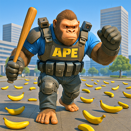 Banana War: Apes Fighting Game