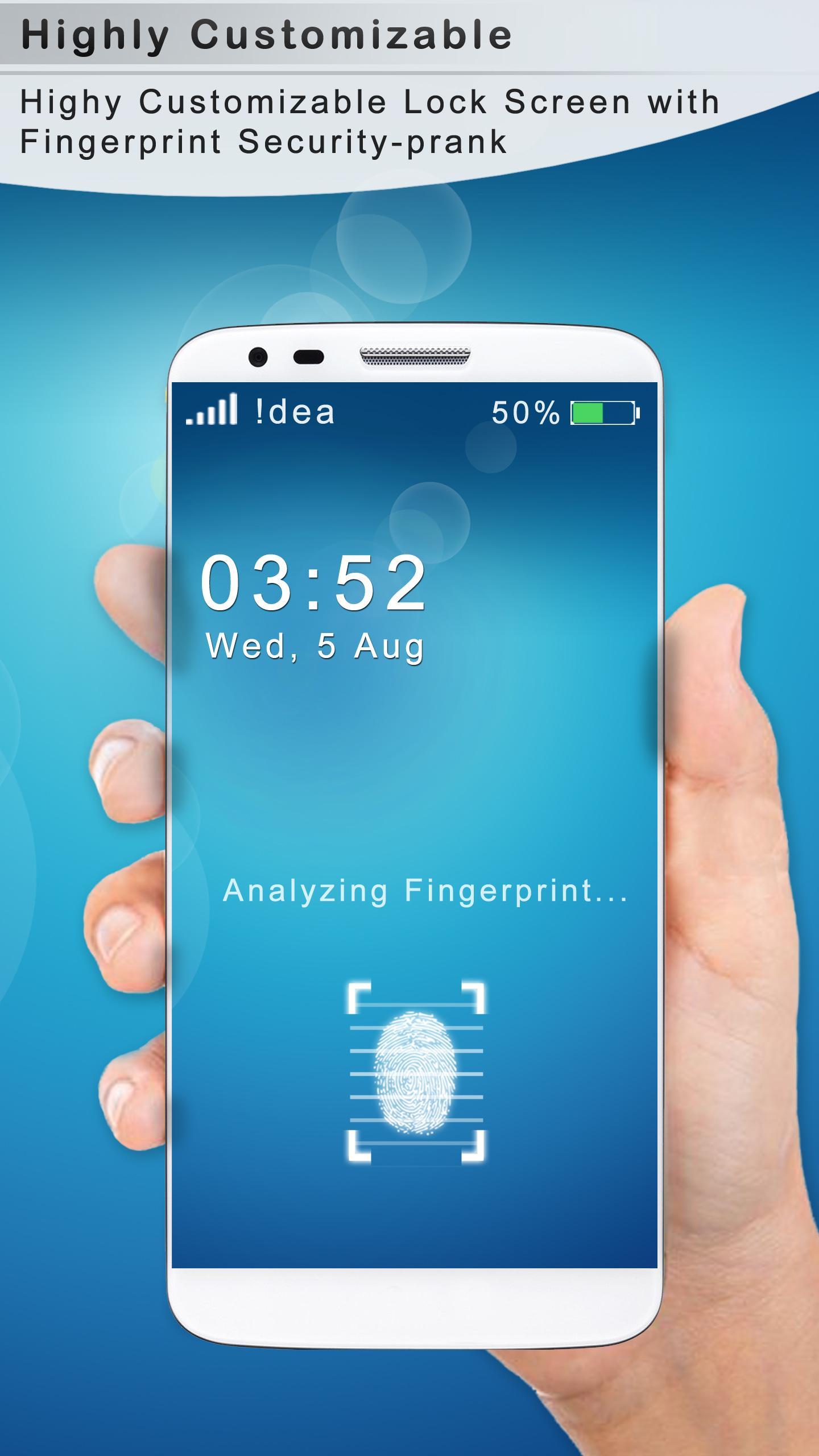 Download FINGERPRINT LOCK SCREEN PRANK2 android on PC