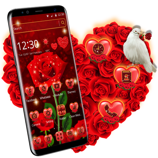 Romantic Red Rose Love Theme