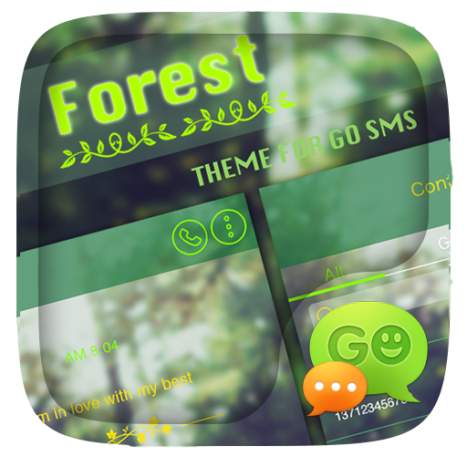 GO SMS PRO FOREST THEME