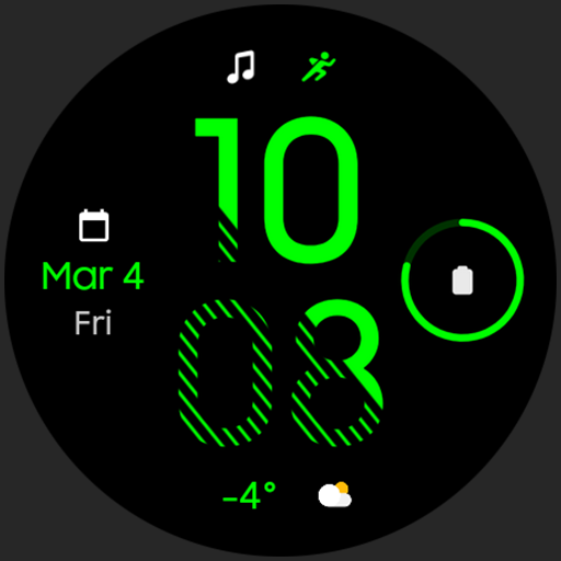 Fit OLED: Watch face