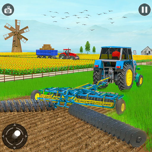 Crazy Tractor Farming Games