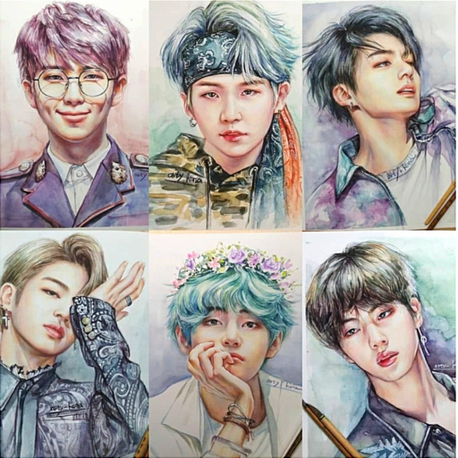 How to draw BTS