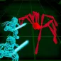Stickman Neon Spider Battle