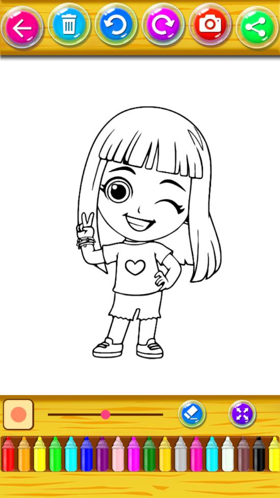 luluca coloring page