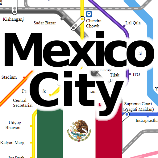 Mexico City Metro Map