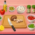 Sushi Cooking and Serving