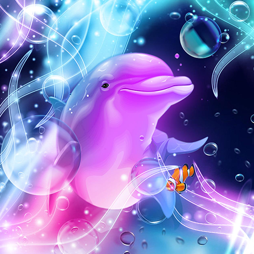 Pink Dolphin Live Wallpaper