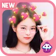 Crown Heart Emoji Camera - Hea