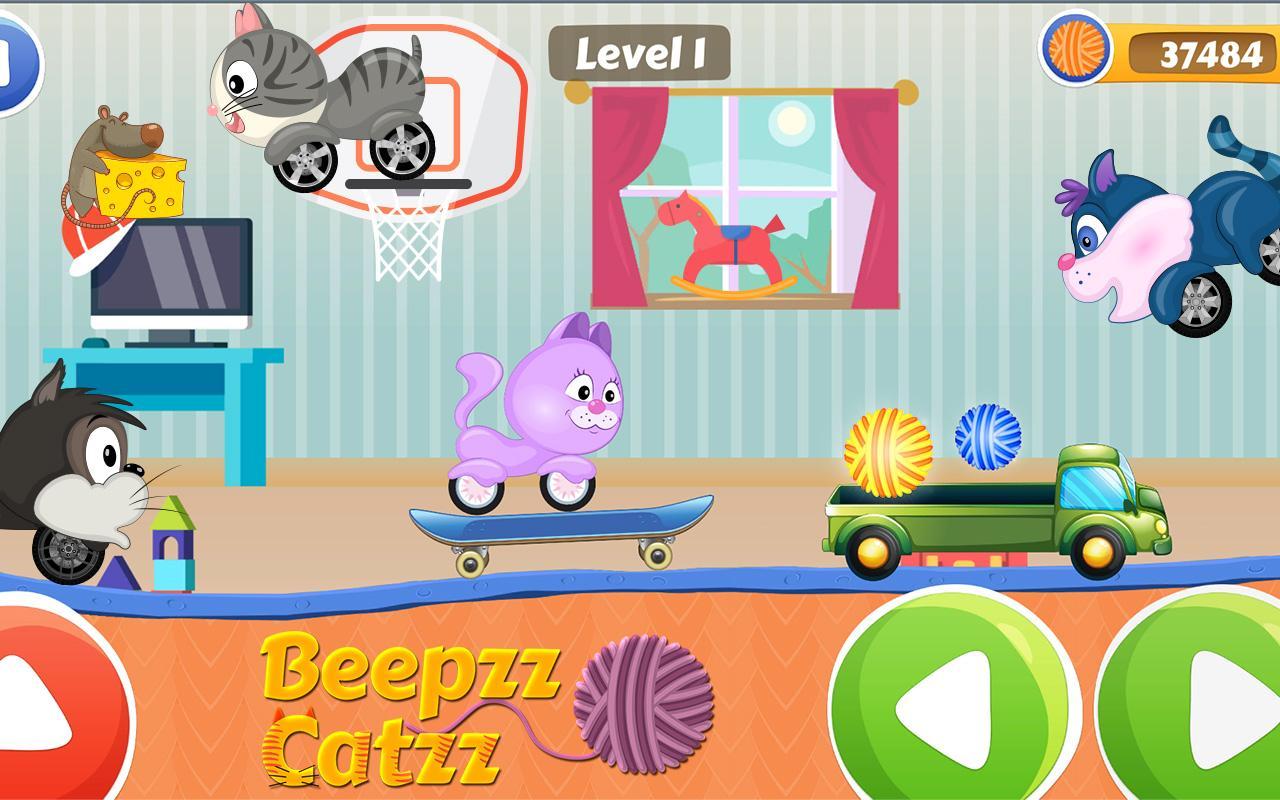 Скачать Гоночная игра для детей -Beepzz коты автомобили 🐱 на ПК |  Официальный представитель GameLoop